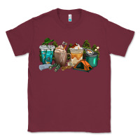 Burgundy camping coffee cups Classic Tee - texasbilliewilder