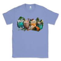 Colony Blue camping coffee cups Classic Tee - texasbilliewilder