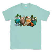 Seafoam camping coffee cups Classic Tee - texasbilliewilder
