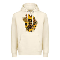 Tofu glitter sunflowers leopard patch Premium Hoodie - RanaPortraitStore