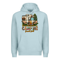Blue Mist if i am drunk its my camping friends fault Premium Hoodie - AdoDesignShop