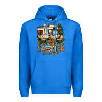 True Royal if i am drunk its my camping friends fault Premium Hoodie - AdoDesignShop