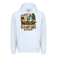 White if i am drunk its my camping friends fault Premium Hoodie - AdoDesignShop