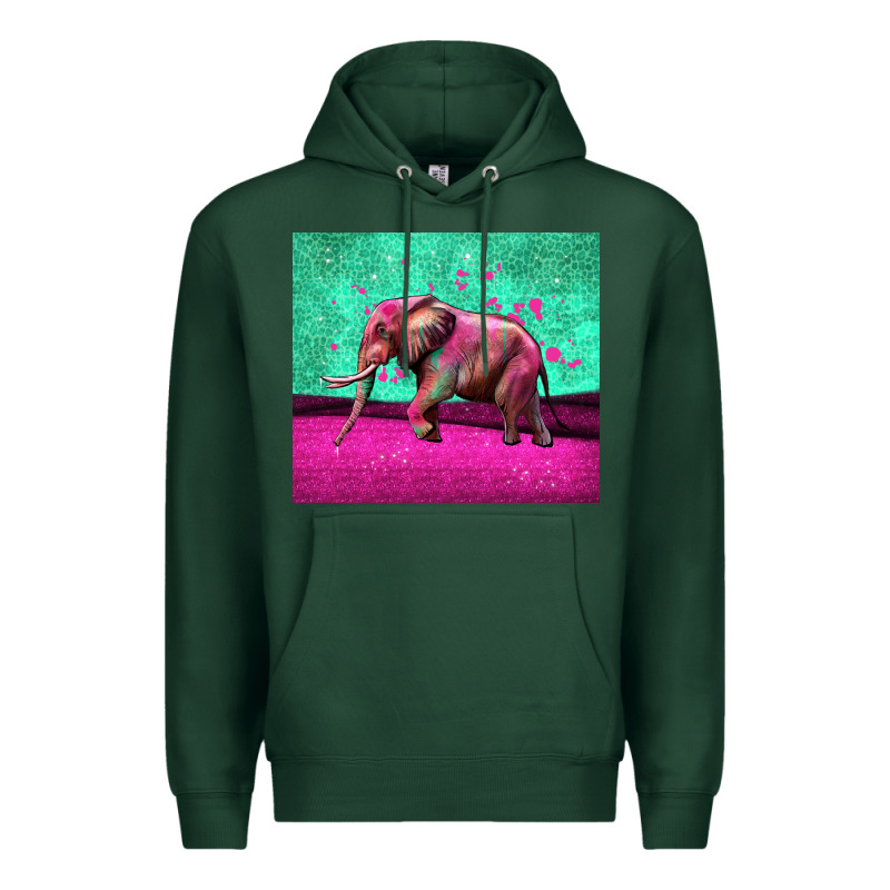 Colorful Elephant Premium Hoodie by LillyAllenDesigns | Teevron