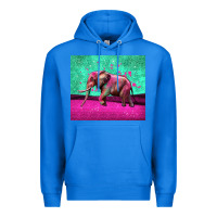 True Royal colorful elephant Premium Hoodie - LillyAllenDesigns