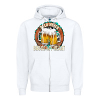White beer never broke my heart Zipper Hoodie - texasbilliewilder