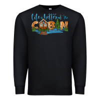 Black life is better at the cabin Premium Sweatshirt - HRA Design Shop