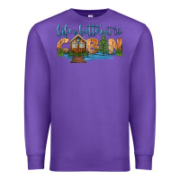 Purple life is better at the cabin Premium Sweatshirt - HRA Design Shop
