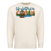 Sandshell life is better at the cabin Premium Sweatshirt - HRA Design Shop