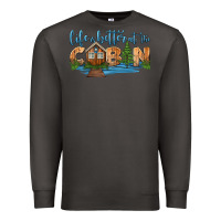 Smoke life is better at the cabin Premium Sweatshirt - HRA Design Shop