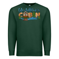 Sports Green life is better at the cabin Premium Sweatshirt - HRA Design Shop