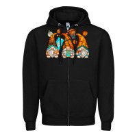 Black basketball gnomes Zipper Hoodie - Zillion Design Studio