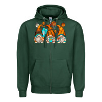 Sports Green basketball gnomes Zipper Hoodie - Zillion Design Studio