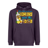 Plum when life gives you lemons grab the vodka Heavyweight Hoodie - Zillion Design Studio