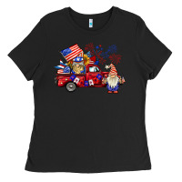 Black american gnomies truck Ladies Tee - BarkalooDesign