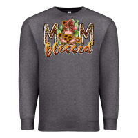 Charcoal Heather mom blessed Premium Sweatshirt - RacoonDesign