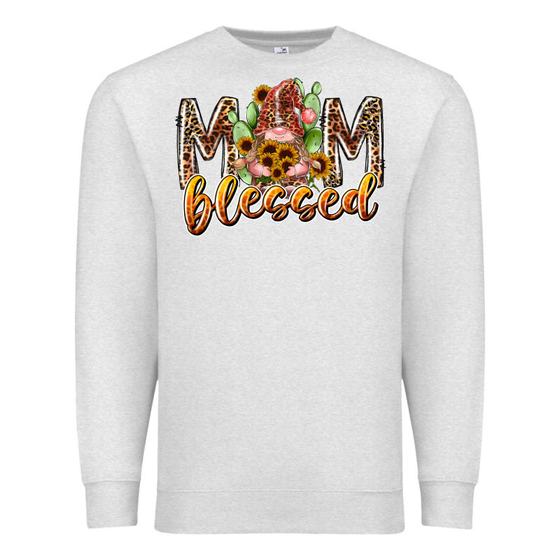Mom Blessed Premium Sweatshirt by RacoonDesign | Teevron