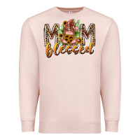 Pale Pink mom blessed Premium Sweatshirt - RacoonDesign
