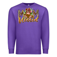 Purple mom blessed Premium Sweatshirt - RacoonDesign