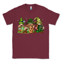 Burgundy camping gnomies Classic Tee - texasbilliewilder