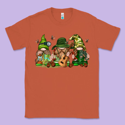 Classic Tee camping gnomies