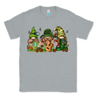 Heather Grey camping gnomies Classic Tee - texasbilliewilder
