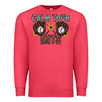 Cardinal calm your mits baseball Premium Sweatshirt - CowhideDigitalArt