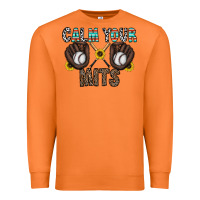 Carrot calm your mits baseball Premium Sweatshirt - CowhideDigitalArt