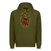 Army Green our lady of guadalupe christmas Premium Hoodie - Jasminsmagicworld