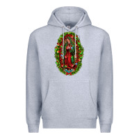 Heather Grey our lady of guadalupe christmas Premium Hoodie - Jasminsmagicworld