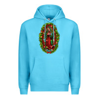 Ocean Blue our lady of guadalupe christmas Premium Hoodie - Jasminsmagicworld