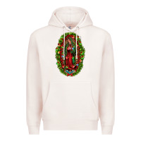 Pale Pink our lady of guadalupe christmas Premium Hoodie - Jasminsmagicworld