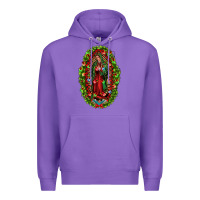 Purple our lady of guadalupe christmas Premium Hoodie - Jasminsmagicworld