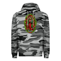 Slate Camo our lady of guadalupe christmas Premium Hoodie - Jasminsmagicworld