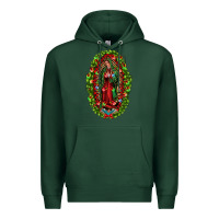 Sports Green our lady of guadalupe christmas Premium Hoodie - Jasminsmagicworld