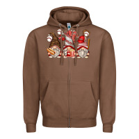 Chestnut baseball gnomes Zipper Hoodie - Zillion Design Studio