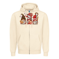 Sandshell baseball gnomes Zipper Hoodie - Zillion Design Studio