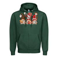 Sports Green baseball gnomes Zipper Hoodie - Zillion Design Studio