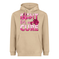 Mushroom Fight For a Cure Heavyweight Hoodie - texasbilliewilder