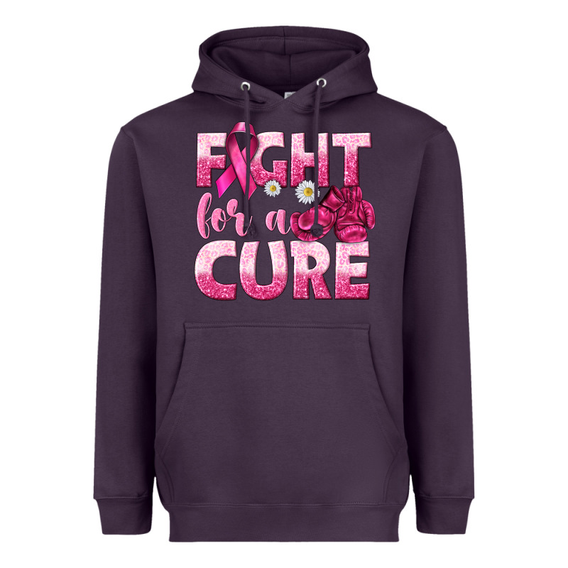 Fight For A Cure Heavyweight Hoodie by texasbilliewilder | Teevron