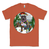 Copper Pitbull And Farm Classic Tee - RanaPortraitStore