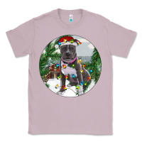 Lilac Pitbull And Farm Classic Tee - RanaPortraitStore