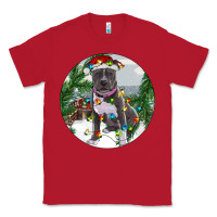Red Pitbull And Farm Classic Tee - RanaPortraitStore
