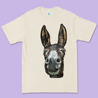 Donkey  Face Premium Tee Designed By Lillyallendesigns