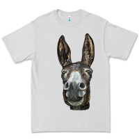 Dove Grey Donkey  Face Premium Tee - LillyAllenDesigns