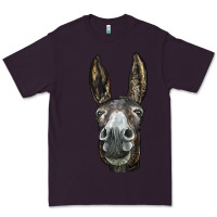 Plum Donkey  Face Premium Tee - LillyAllenDesigns