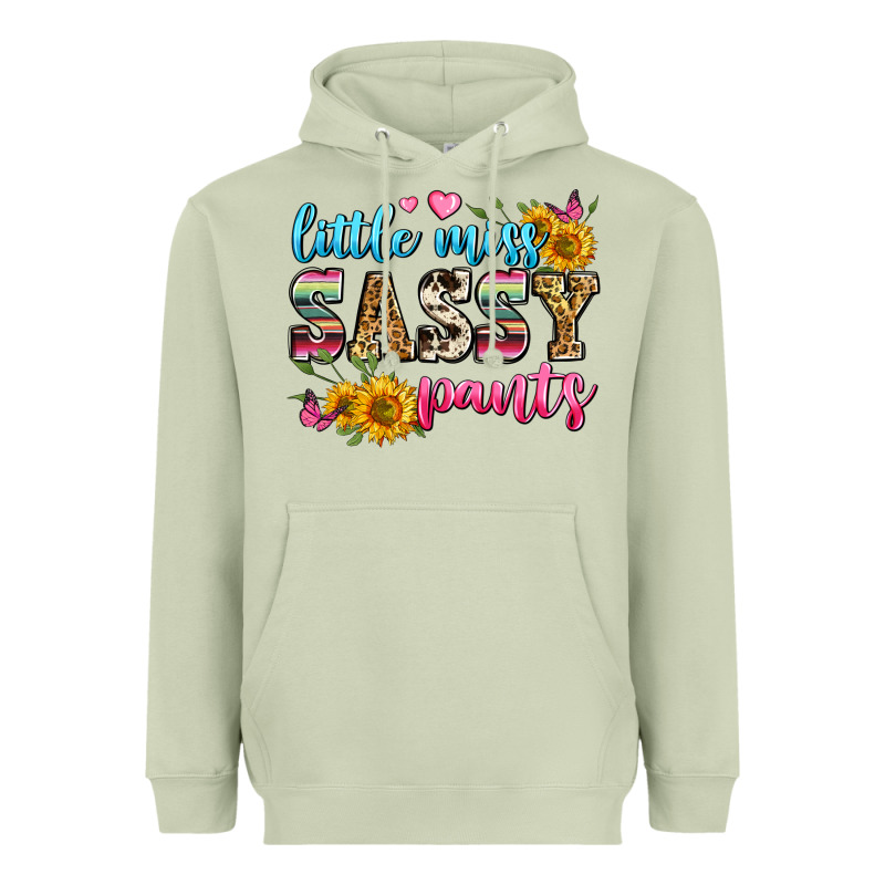 Western Little Miss Sassy Pants Heavyweight Hoodie by Zillion Design Studio | Teevron