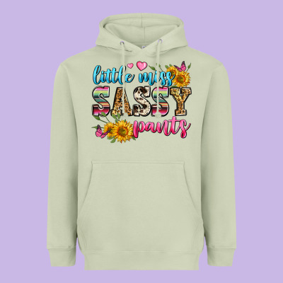 Western Little Miss Sassy Pants Heavyweight Hoodie Designed By Zillion Design Studio
