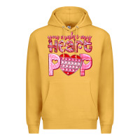 Mustard you make my heart pop Premium Hoodie - NancyCooperArtShop