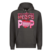 Smoke you make my heart pop Premium Hoodie - NancyCooperArtShop